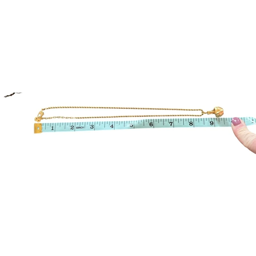 Christian Dior Vintage Gold Tone Rope 16